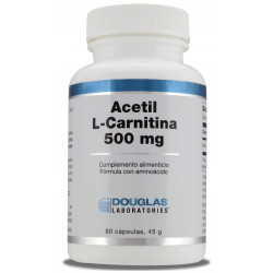 Acetil-L-Carnitina 500 mg. 60 cápsulas vegetarianas