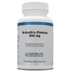 N-Acetil-L-Cisteína 500 mg. 90 cápsulas vegetarianas