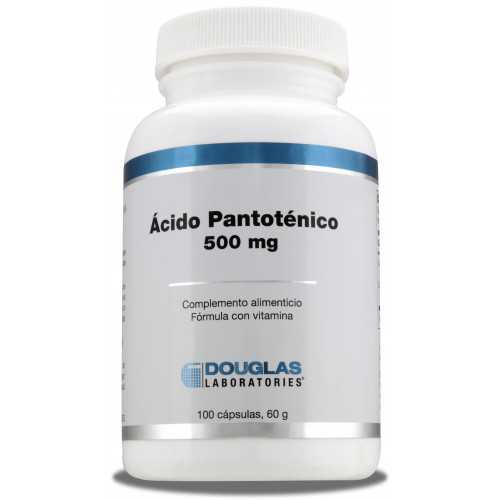 Ácido Pantoténico 500 mg. 100 cápsulas