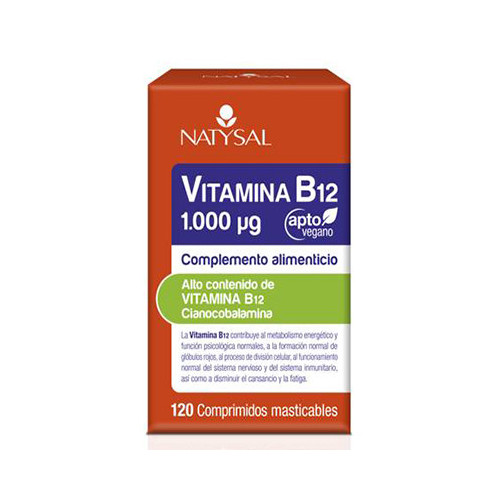 Vitamina B12 1.000 mcg. 120 compr. Natysal