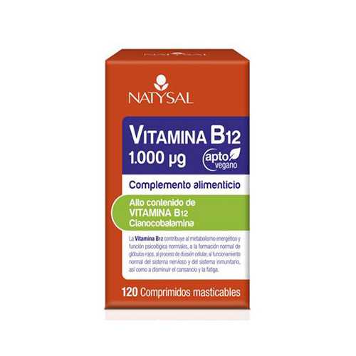 Vitamina B12 1.000 mcg. 120 compr. Natysal
