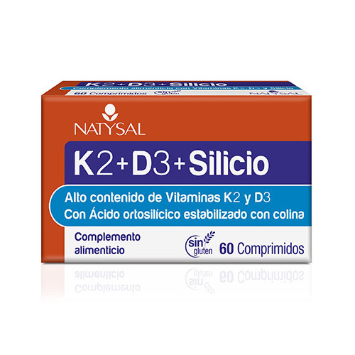 K2 + D3 + Silicio 60 comprimidos. Natysal