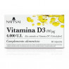 Vitamina D3 4000Ui 60 cápsulas. Natysal
