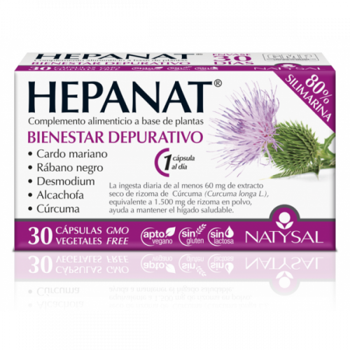 Hepanat 30 Cápsulas. Natysal