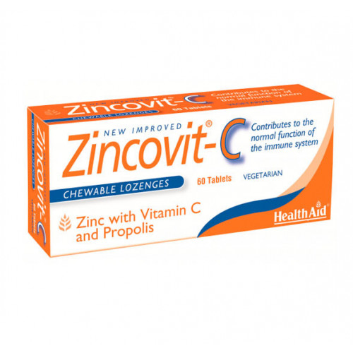 Zincovit-C 60 comprimidos. HealthAid