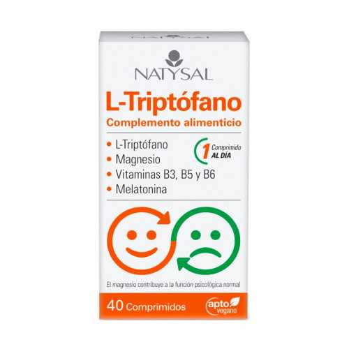 L-Triptófano 40 Comprimidos. Natysal