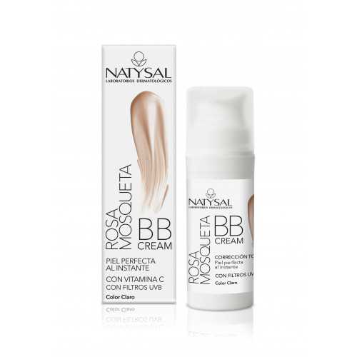 BB Cream Rosa Mosqueta con Filtros UVB 30 ml. Natysal