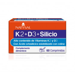 K2 + D3 + Silicio 60 Comprimidos. Natysal