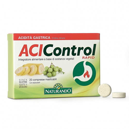 Acicontrol Rapid 20 comprimidos masticables. Naturando