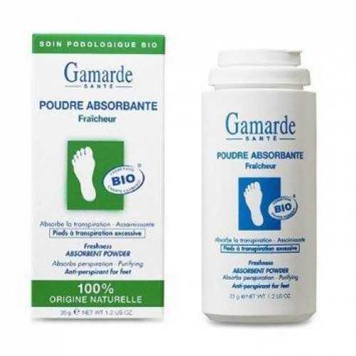 Polvos Absorbentes Pies 35 gr. Gamarde Bio.