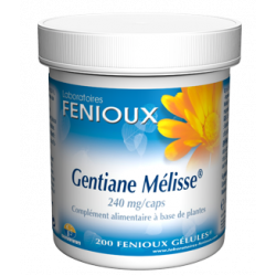 Genciana Melissa 240mg 200 cap.