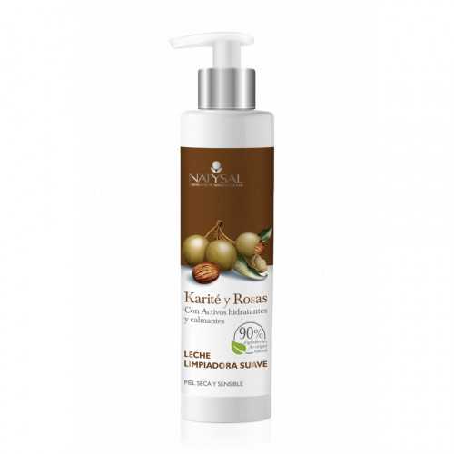 Karité y Rosas Leche limpiadora 250 ml. Natysal