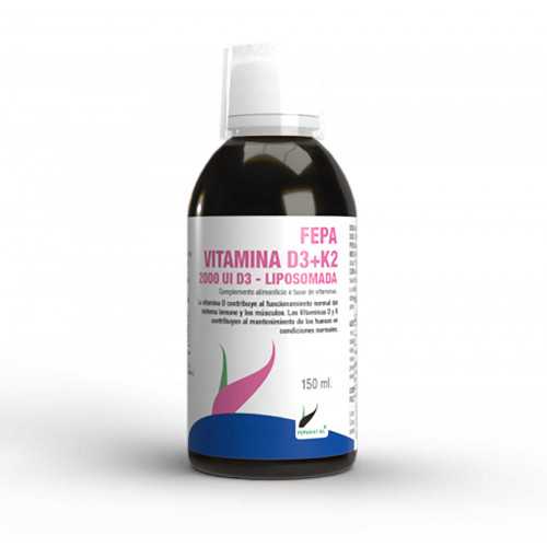 Fepa - Vitamina D3+K2 Liposomada 150ml. Fepadiet