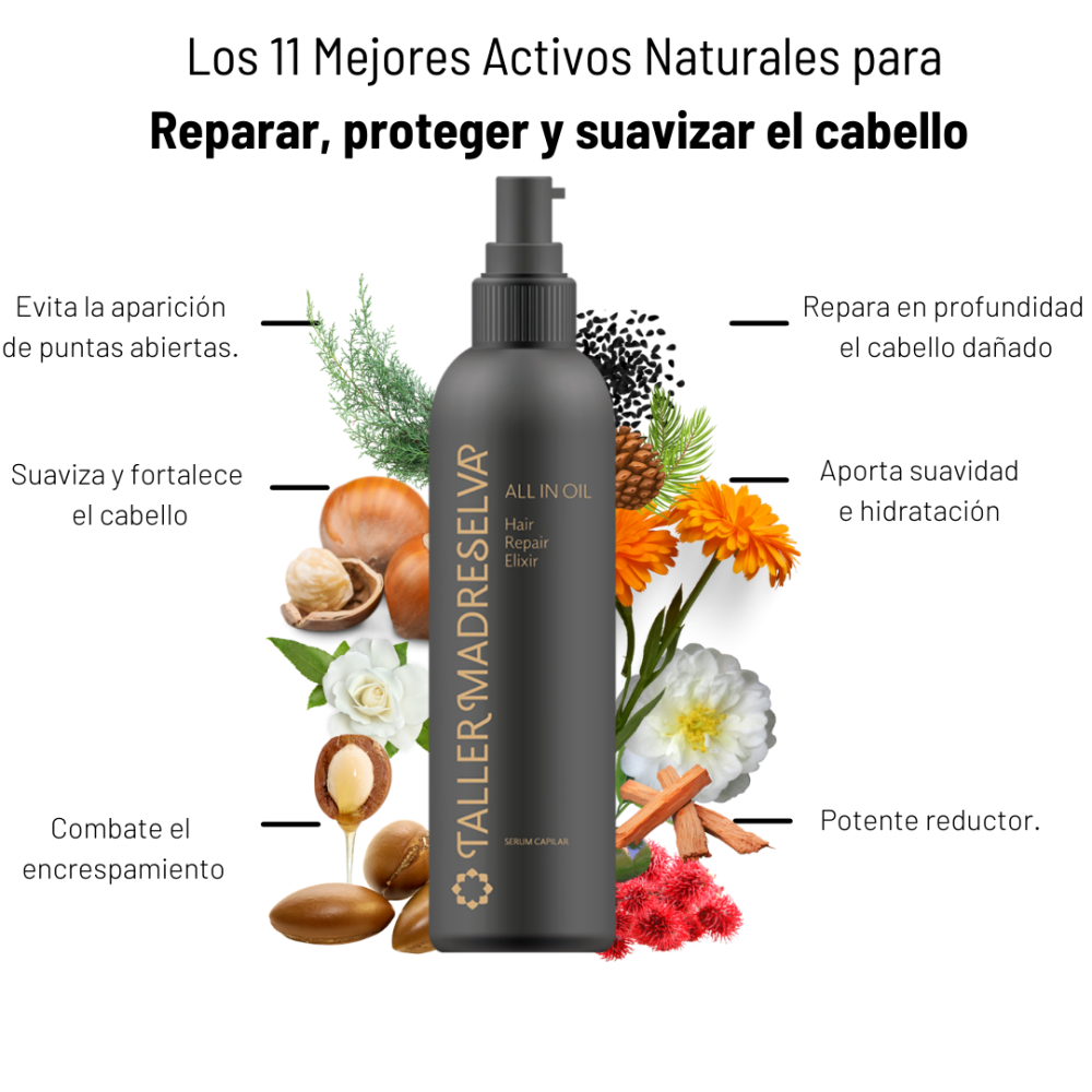 All in Oil Hair Serum Repair Elixir 100 ml. Madreselva