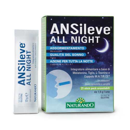 Ansileve All Night 21 sobres. Naturando