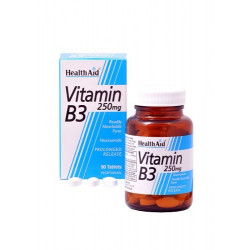 Vitamina B3 (Niacinamida) 250mg. LP 90 compr. HealthAid