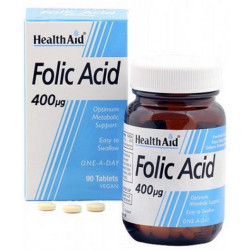 Acido Folico 400ug 90 comp. HealthAid