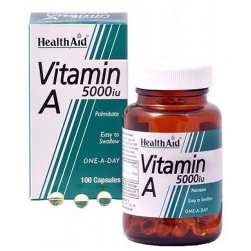 Vitamina A 5.000ui +Vit. D400ui 100cáps. HealthAid